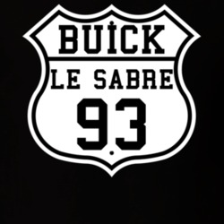 Highway Route 1993 Buick Le Sabre Classic Car T Shirt