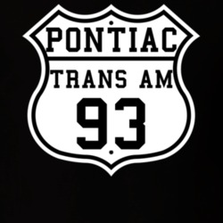 Highway Route 1993 Pontiac Trans Am Classic Car T Shirt