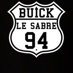 Highway Route 1994 Buick Le Sabre Classic Car T Shirt