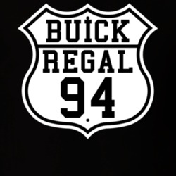 Highway Route 1994 Buick Regal Classic Car T Shirt