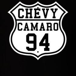 Highway Route 1994 Chevy Camaro Classic Car T Shirt