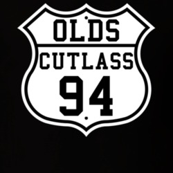 Highway Route 1994 Oldsmobile CutlaSS Classic Car T Shirt