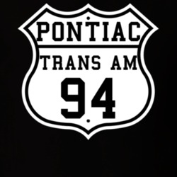 Highway Route 1994 Pontiac Trans Am Classic Car T Shirt