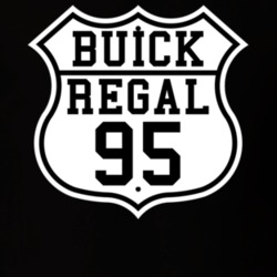Highway Route 1995 Buick Regal Classic Car T Shirt