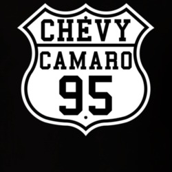Highway Route 1995 Chevy Camaro Classic Car T Shirt