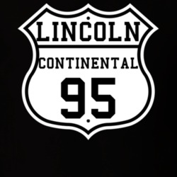 Highway Route 1995 Lincoln Continental Classic Car T Shirt