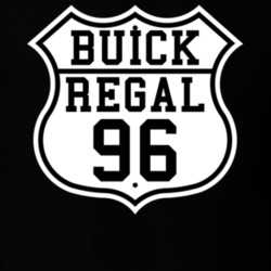 Highway Route 1996 Buick Regal Classic Car T Shirt