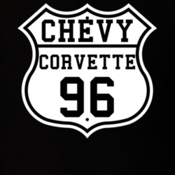 Highway Route 1996 Chevrolet Corvette Classic Car T Shirt