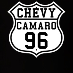 Highway Route 1996 Chevy Camaro Classic Car T Shirt