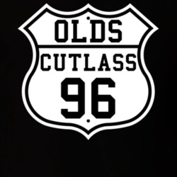 Highway Route 1996 Oldsmobile CutlaSS Classic Car T Shirt