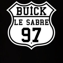 Highway Route 1997 Buick Le Sabre Classic Car T Shirt