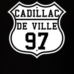 Highway Route 1997 Cadillac De Ville Classic Car T Shirt