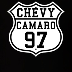 Highway Route 1997 Chevy Camaro Classic Car T Shirt