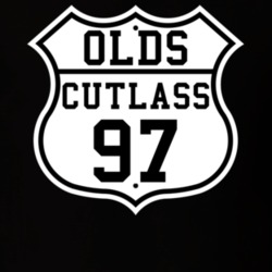 Highway Route 1997 Oldsmobile CutlaSS Classic Car T Shirt
