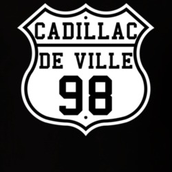 Highway Route 1998 Cadillac De Ville Classic Car T Shirt