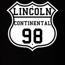 Highway Route 1998 Lincoln Continental Classic Car T Shirt