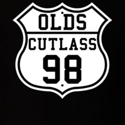 Highway Route 1998 Oldsmobile CutlaSS Classic Car T Shirt