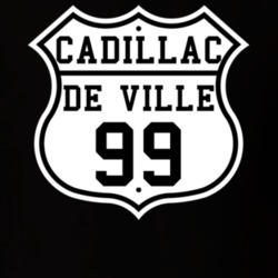Highway Route 1999 Cadillac De Ville Classic Car T Shirt