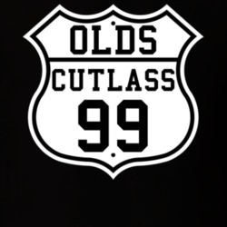 Highway Route 1999 Oldsmobile CutlaSS Classic Car T Shirt