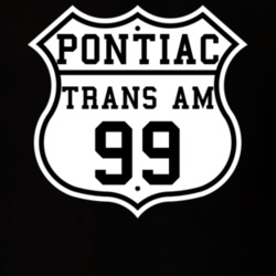 Highway Route 1999 Pontiac Trans Am Classic Car T Shirt