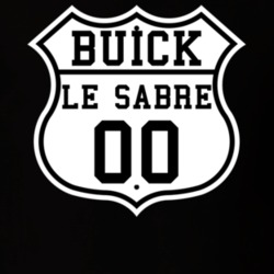 Highway Route 2000 Buick Le Sabre Classic Car T Shirt