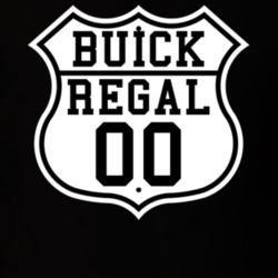 Highway Route 2000 Buick Regal Classic Car T Shirt