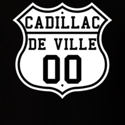 Highway Route 2000 Cadillac De Ville Classic Car T Shirt