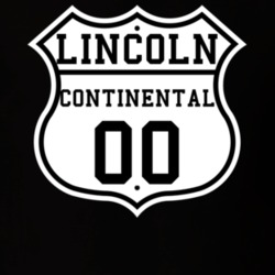Highway Route 2000 Lincoln Continental Classic Car T Shirt