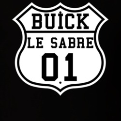 Highway Route 2001 Buick Le Sabre Classic Car T Shirt