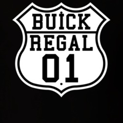 Highway Route 2001 Buick Regal Classic Car T Shirt