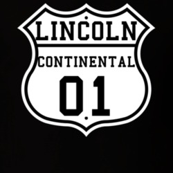 Highway Route 2001 Lincoln Continental Classic Car T Shirt