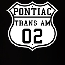 Highway Route 2002 Pontiac Trans Am Classic Car T Shirt