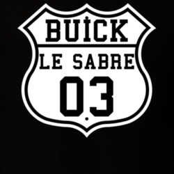 Highway Route 2003 Buick Le Sabre Classic Car T Shirt