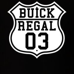 Highway Route 2003 Buick Regal Classic Car T Shirt