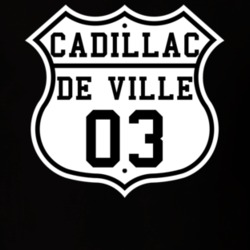 Highway Route 2003 Cadillac De Ville Classic Car T Shirt