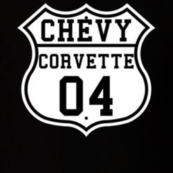 Highway Route 2004 Chevrolet Corvette Classic Car T Shirt