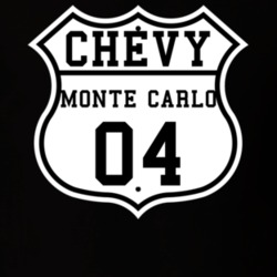 Highway Route 2004 Chevrolet Monte Carlo Classic Car T Shirt