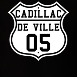 Highway Route 2005 Cadillac De Ville Classic Car T Shirt