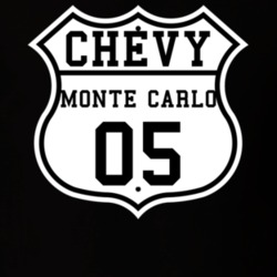 Highway Route 2005 Chevrolet Monte Carlo Classic Car T Shirt
