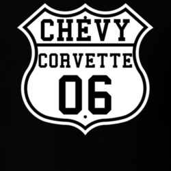 Highway Route 2006 Chevrolet Corvette Classic Car T Shirt