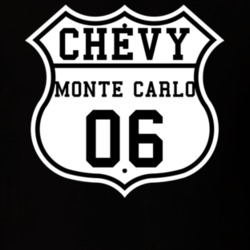 Highway Route 2006 Chevrolet Monte Carlo Classic Car T Shirt