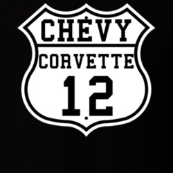 Highway Route 2012 Chevrolet Corvette Classic Car T Shirt