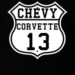 Highway Route 2013 Chevrolet Corvette Classic Car T Shirt