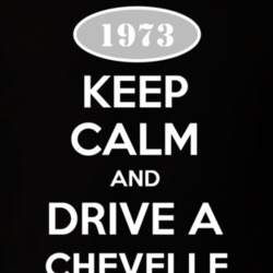 Keep Calm And Drive A 1973 Chevelle T Shirt