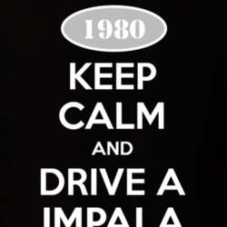 Keep Calm And Drive A 1980 Chevrolet Impala T Shirt