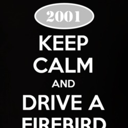 Keep Calm And Drive A 2001 Firebird Trans Am T Shirt