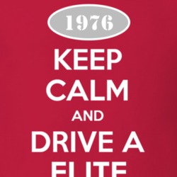 Keep Calm and Drive A 1976 Elite T Shirt