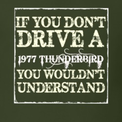 If You Dont Drive A 1977 Thunderbird You Wouldnt Understand T Shirt