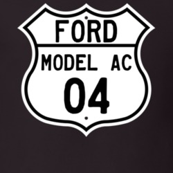1904 Model AC Custom Highway Route Sign T Shirt