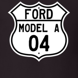 1904 Model A Custom Highway Route Sign T Shirt